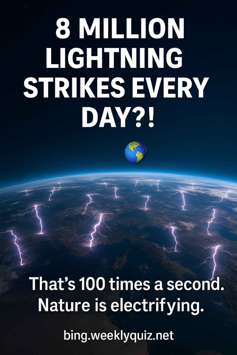 Did You Know Lightning Strikes the Earth 8 Million Times a Day