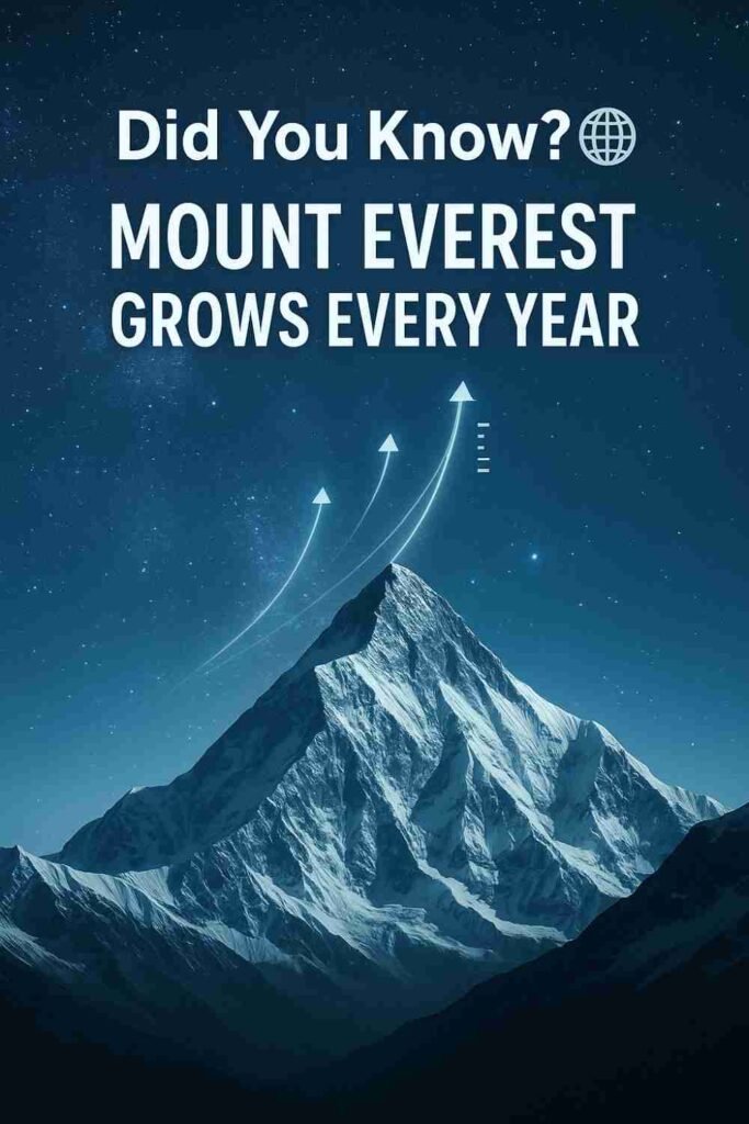 Did You Know Mount Everest Grows Every Year?