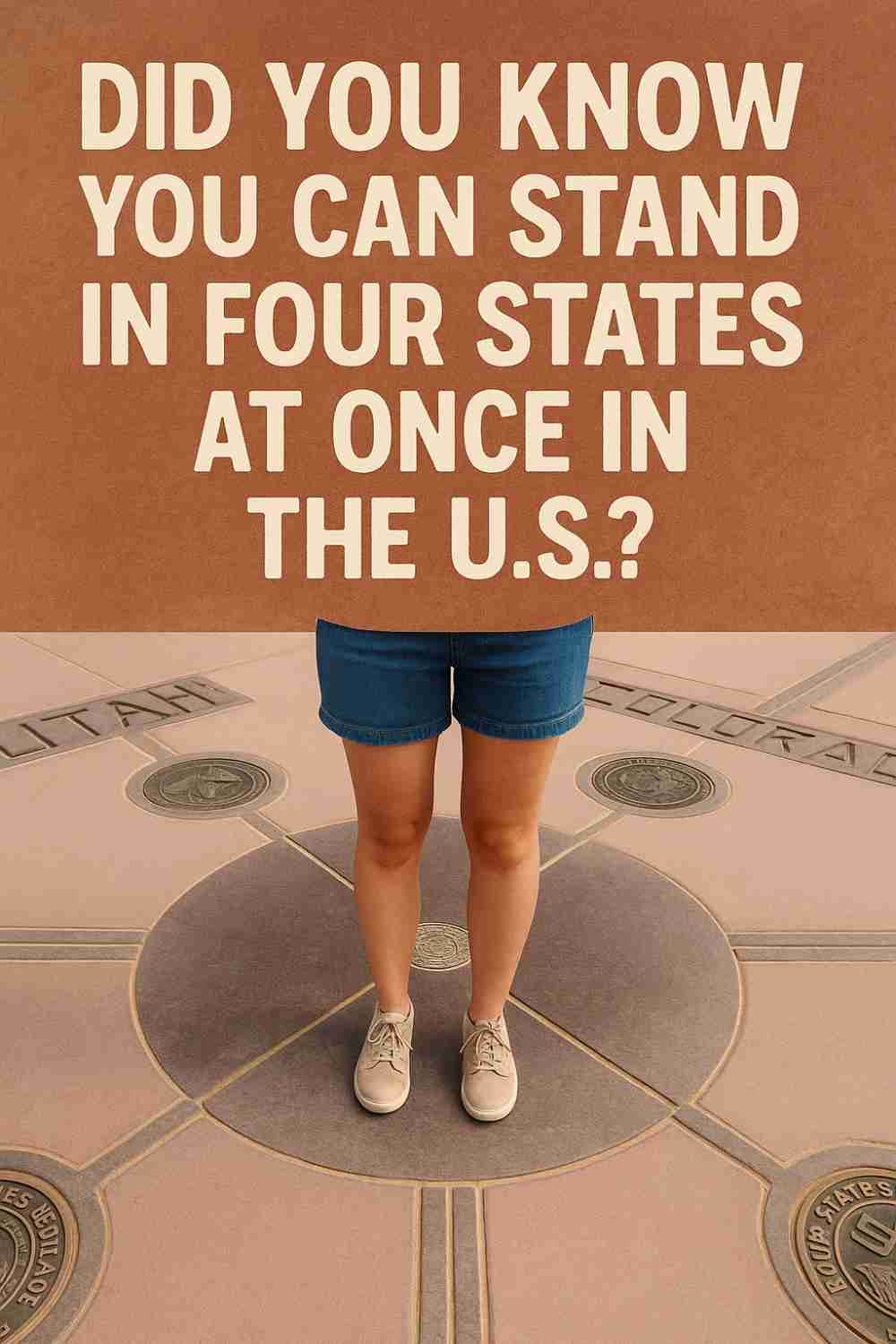 Stand in 4 states all at once in US