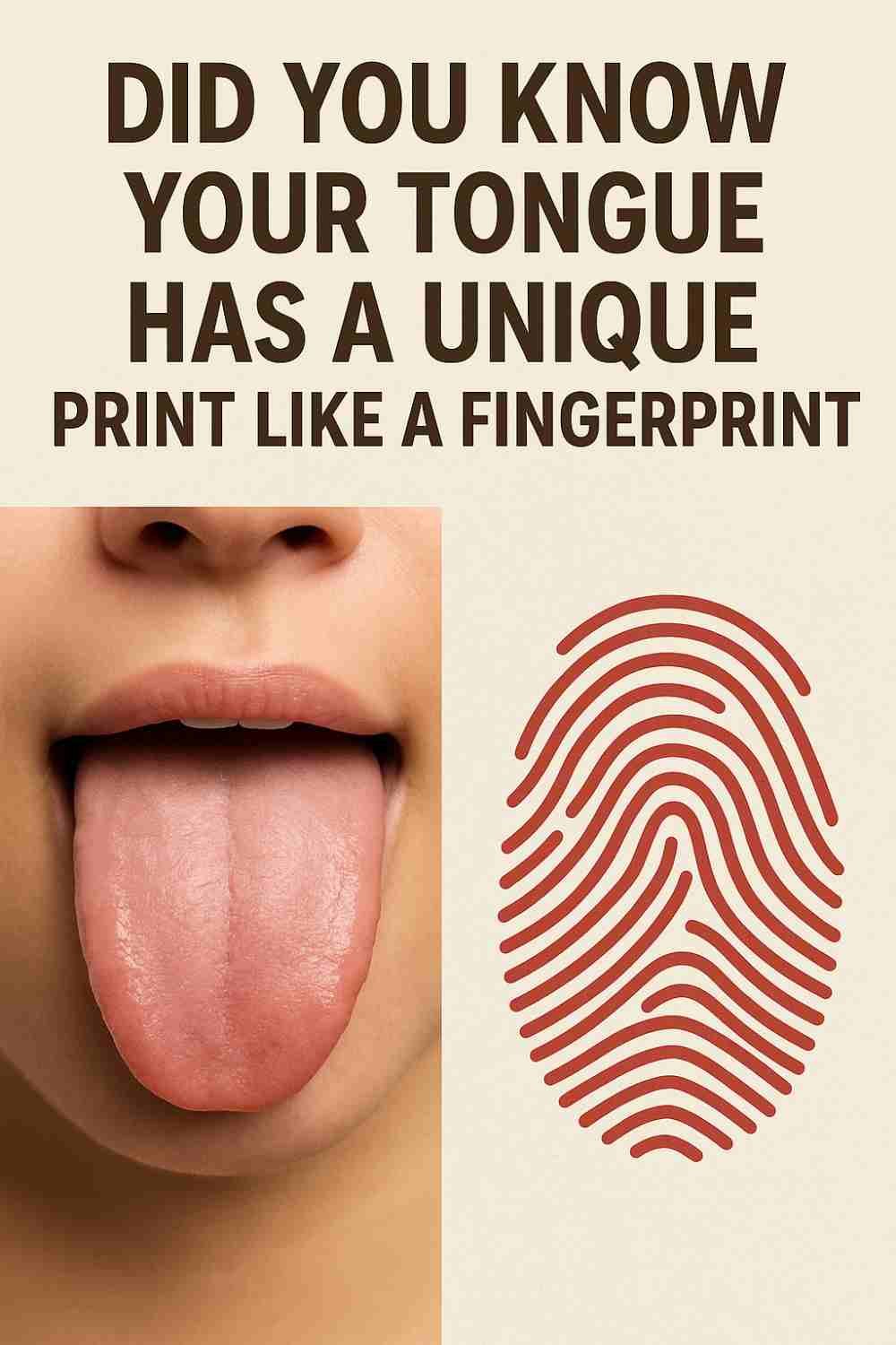 Tongue Unique Fingerprint