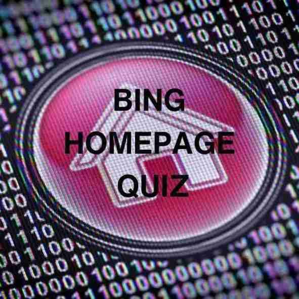 Bing Home page Quizzes based on geolocation