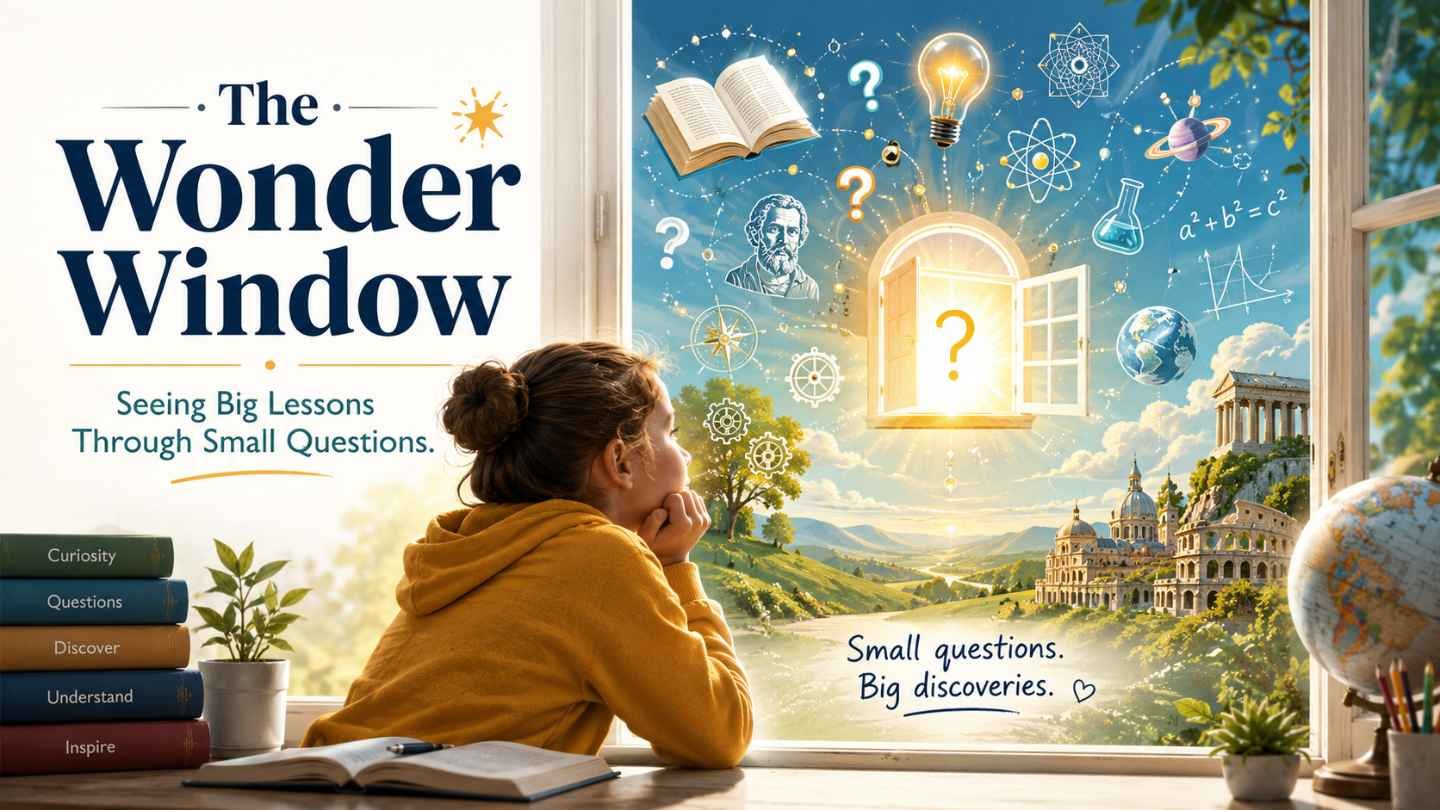 The Wonder Window: Seeing Big Lessons Through Small Questions