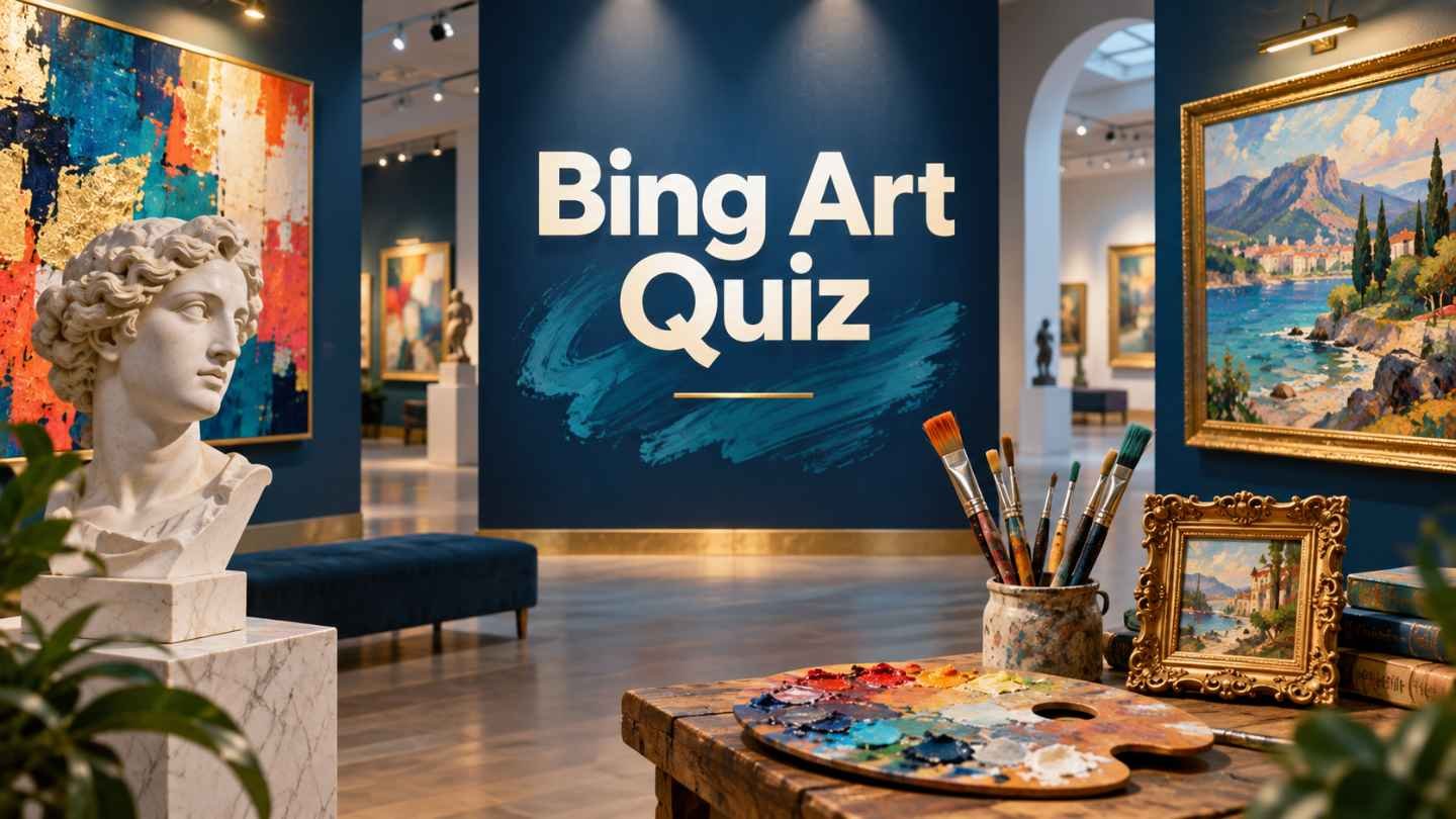 Bing Art Quiz — the art-themed edition of the Bing Homepage Quiz